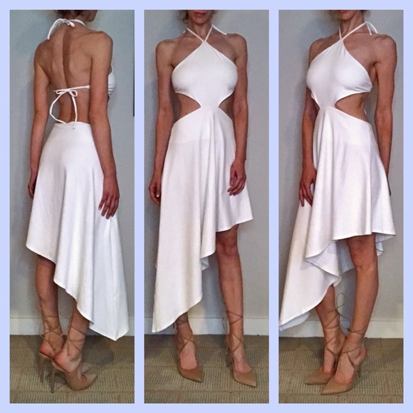 Susana Monaco White Backless Dress - Picture 6 of 9